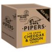 Picture of Pipers Lye Cross Cheddar & Onion Crisps 40 x 40g 