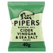 Picture of Pipers Burrow Hill Cider Vinegar & Sea Salt Crisps 40 x 40g