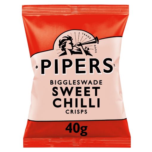 Picture of Pipers Biggleswade Sweet Chilli Crisps 24 x 40g 