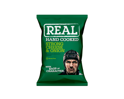 Picture of Real Crisps Strong Cheese & Onion 35g