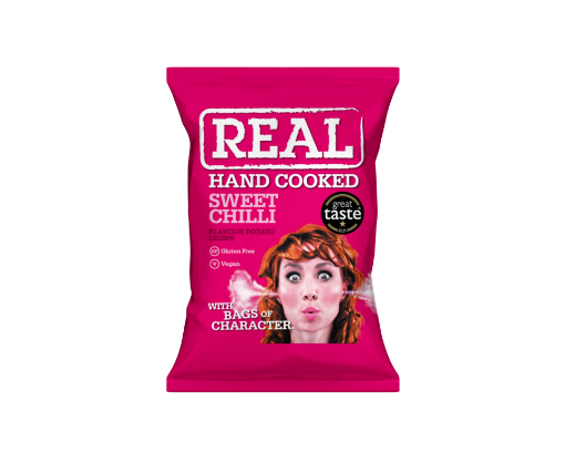 Picture of Real Crisps Sweet Chilli 24 x 35g
