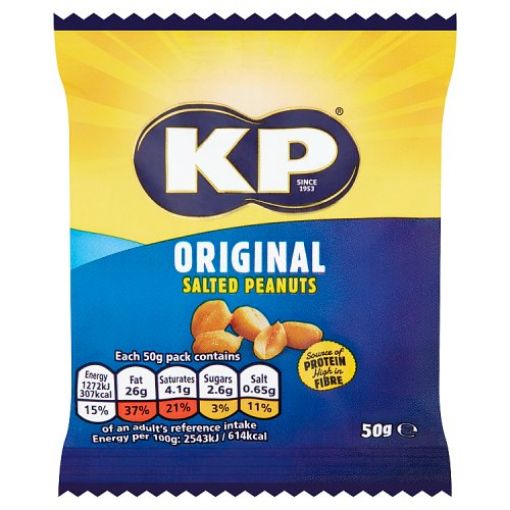 Picture of KP Salted Peanuts 21 x 50g