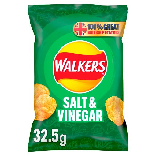 Picture of Walkers Salt & Vinegar Crisps 32.5g