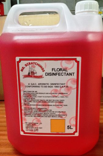 Picture of Mr Scratchings Disinfectant Floral Fragrance (1 x 5L)