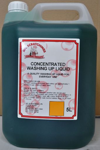 Picture of Mr Scratchings Washing Up Liquid Concentrated (1 x 5L)