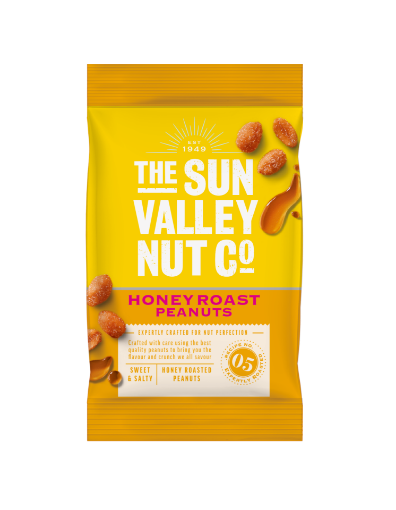 Picture of Sun Valley Honey Roasted Peanuts Carded 50g