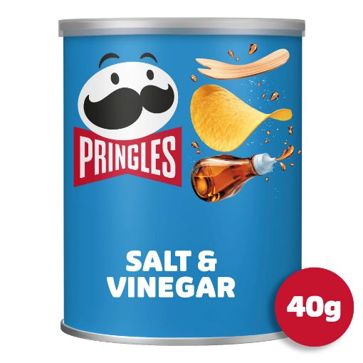 Picture of Pringles Crisps Salt & Vinegar 40g