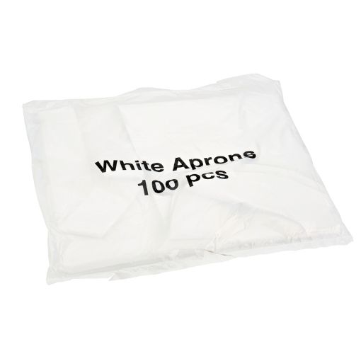 Picture of Aprons plastic disposable (Pack 100)