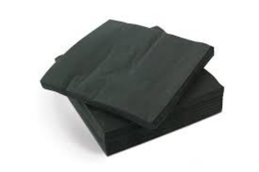 Picture of Napkins Black 40cm 2ply (Pk 125)