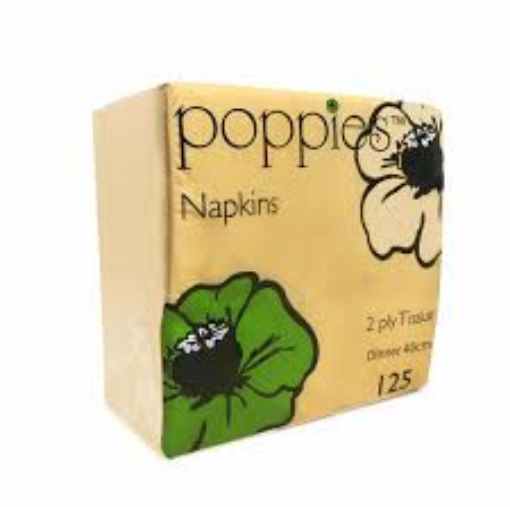 Picture of Napkins Buttermilk 40cm 2ply (Pk 125)