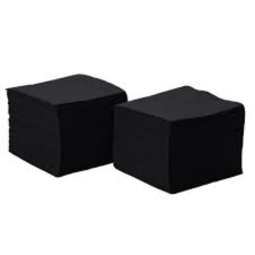 Picture of Napkins Cocktail Black  25cm (Pk 200)