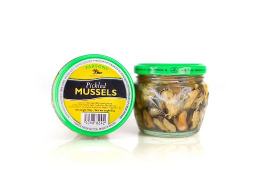 Picture of Parsons Pickles Mussels Jars 12 x 155g