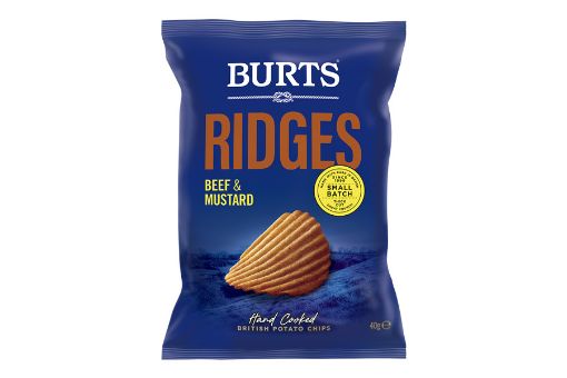Picture of Burts Ridges Beef & Mustard 40g