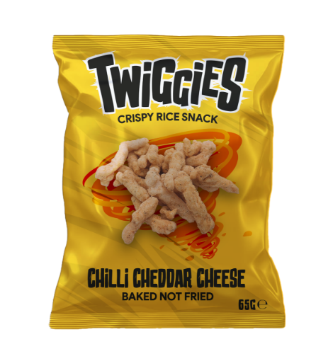 Picture of Twiggies Chilli Cheddar Cheese - 20 x 65g