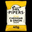 Picture of Pipers Wyke Cheddar & Onion Crisps 24 x 40g